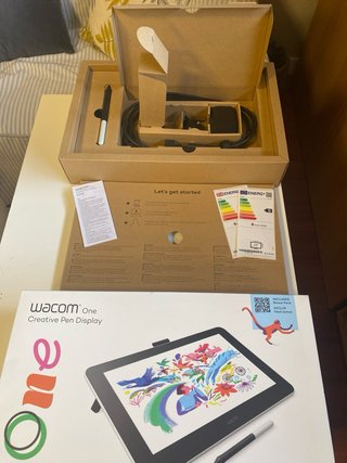Tableta Gráfica Wacom One 13.3 Creative Pen Displa
