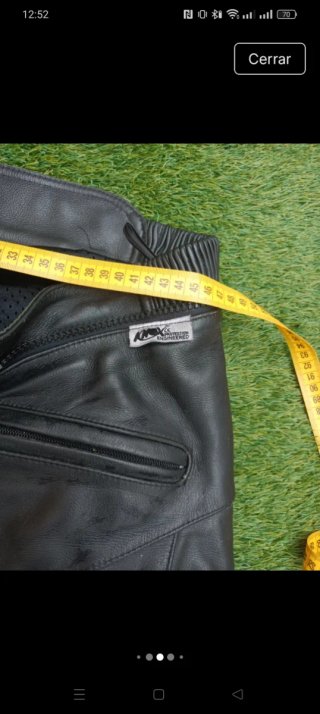 Pantalón de cuero moto Bering Talla L