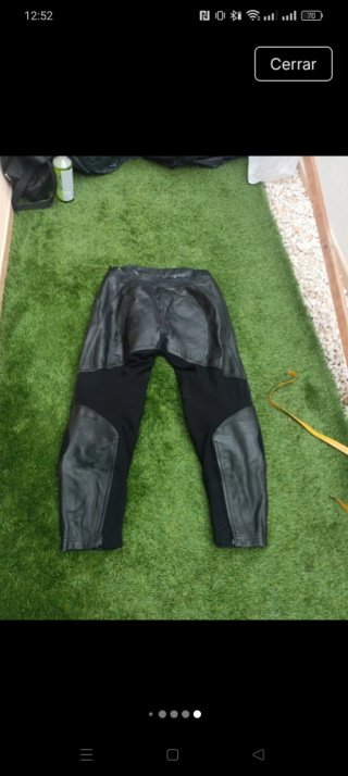 Pantalón de cuero moto Bering Talla L