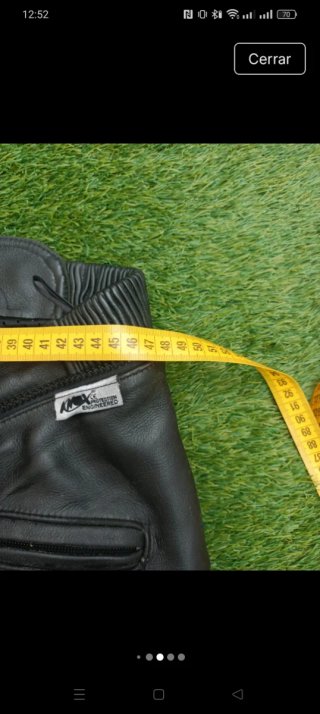 Pantalón de cuero moto Bering Talla L