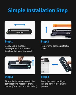 Confezione da 2 toner compatibili neri Brother