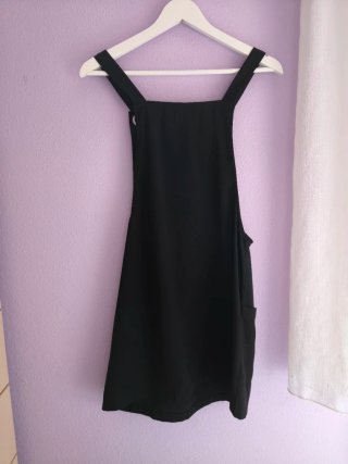 Peto negro Mango Talla S