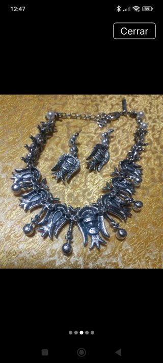 Conjunto Collar y Pendientes Óscar de la Renta