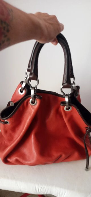 Bolso de piel Tous rojo