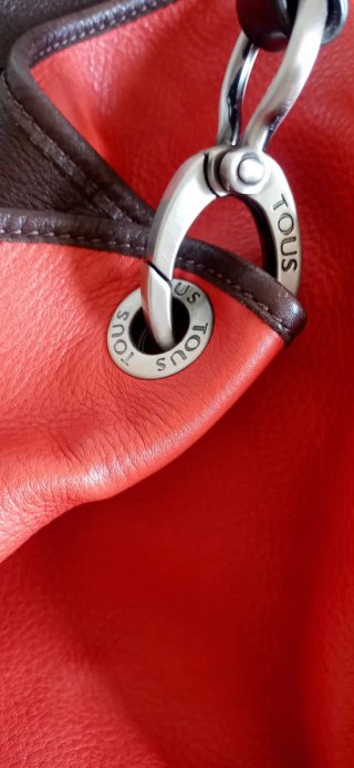 Bolso de piel Tous rojo