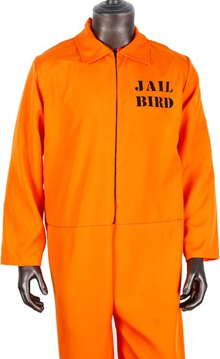 Disfraz prisionero naranja unisex fiesta