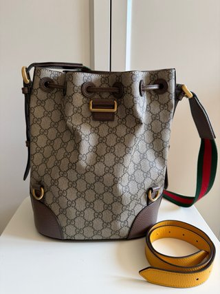 Bolso bandolera marrón multicolor. ES UNA GANGA !