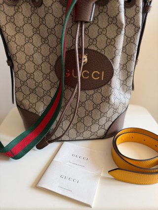 Bolso bandolera marrón multicolor. ES UNA GANGA !