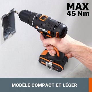 Worx taladro atornillador ligero batería