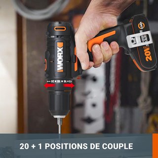 Worx taladro atornillador ligero batería