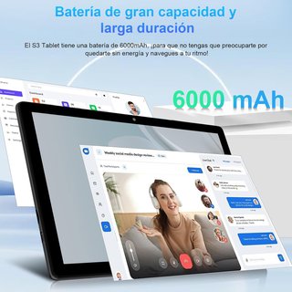 Tablet Android 14 pantalla 2.4K potente