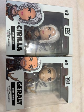 Youtooz Ciri y Geralt The Witcher Figuras