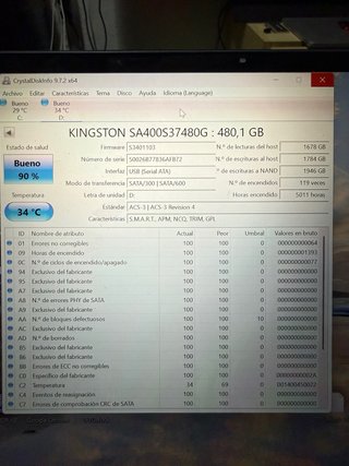 Lote discos SSD 1TB 500GB 128GB