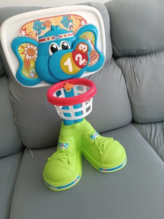 Canasta de baloncesto infantil elefante