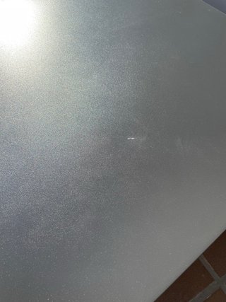 Mesa de centro de jardín de aluminio ANTRACITA.