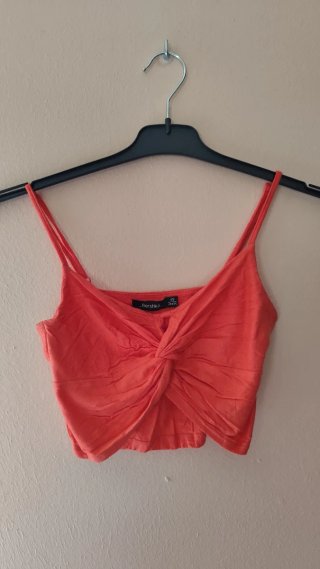 Top Bershka Naranja XS
