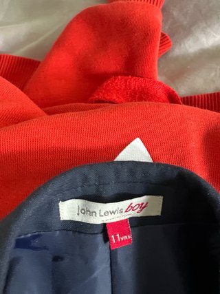 Blazer azul John Lewis para niño -11 años
