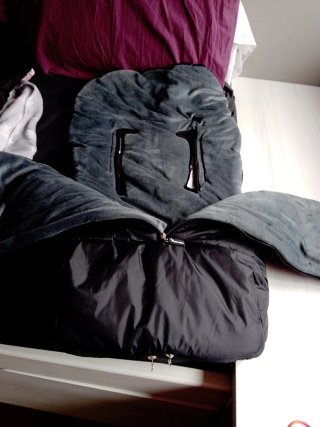 Saco para silla de paseo negro