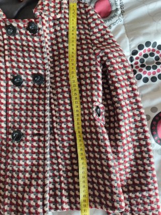 Chaquetón juvenil estampado cuadros