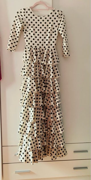 Traje de flamenca lunares