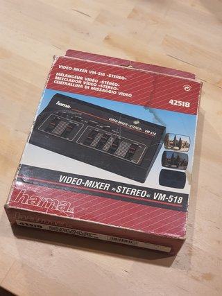 Mezclador Vídeo Hama VM-518 Stereo Vintage