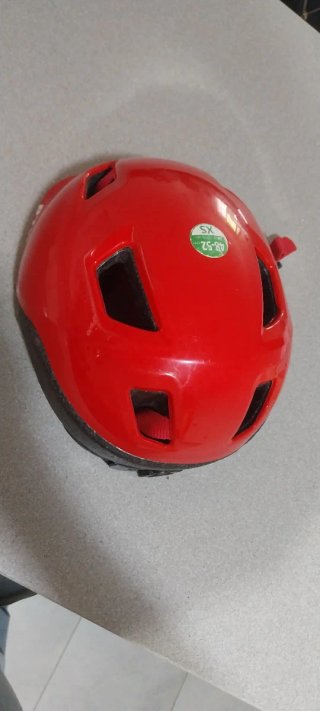 Casco Rojo Talla XS