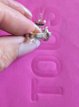 Pendientes Oso Tous Perla Plata