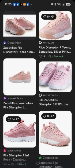 Zapatillas Fila Disruptor Rosa y Blancas
