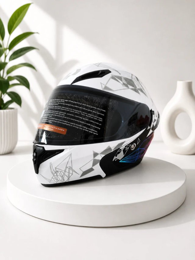 Casco modular abatible de moto