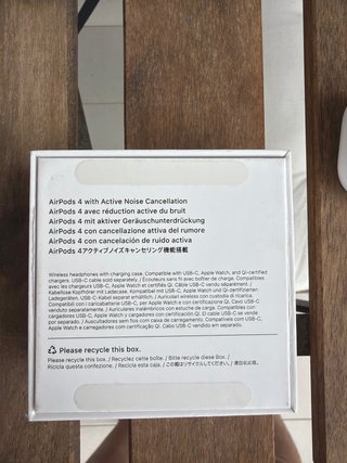 Airpods 4ª Gen Blancos con cancelación de ruido