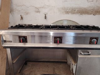 Cocina industrial Repagas 3 fuegos