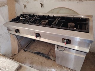 Cocina industrial Repagas 3 fuegos