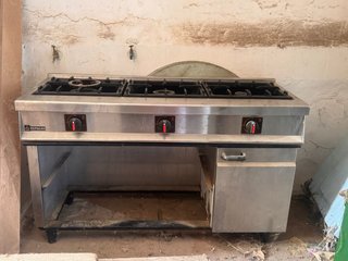 Cocina industrial Repagas 3 fuegos