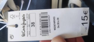 Zapatillas altas azules mujer T38 puntera blanca