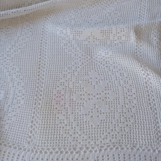 Colcha ganchillo cama matrimonio