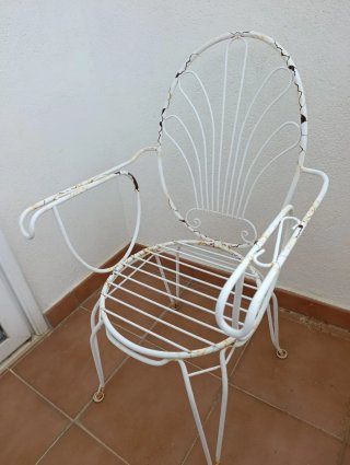 Sillas de exterior de metal