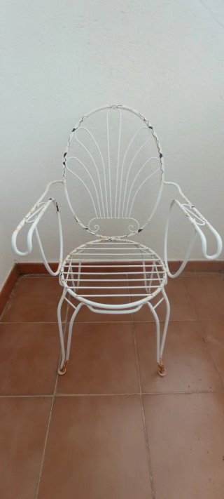 Sillas de exterior de metal