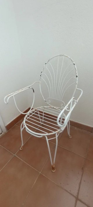 Sillas de exterior de metal