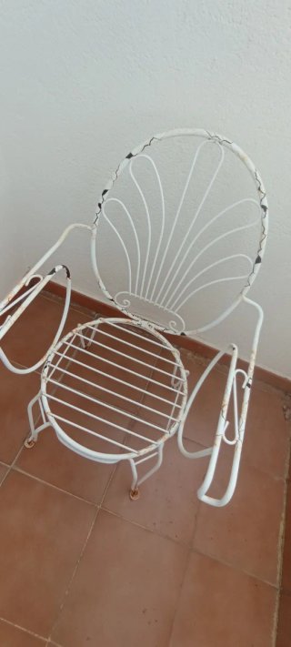 Sillas de exterior de metal