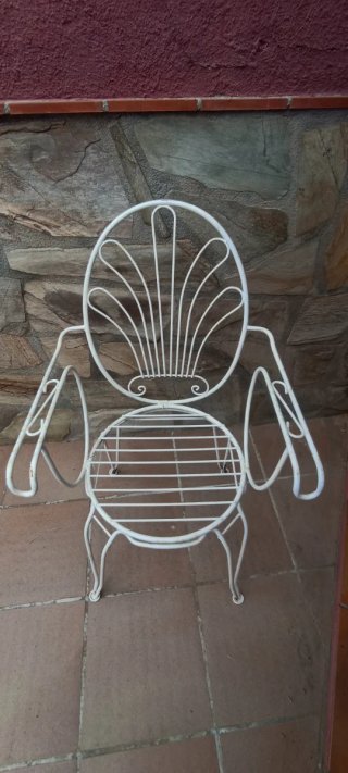 Sillas de exterior de metal