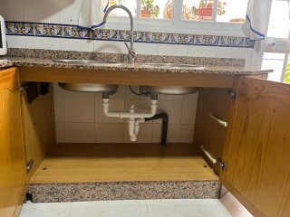 Muebles de cocina madera y piedra
