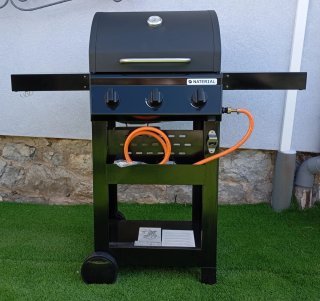 Barbacoa de gas 3 fuegos