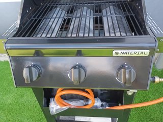 Barbacoa de gas 3 fuegos