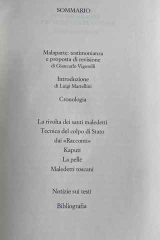 MALAPARTE Opere scelte I Meridiani Mondadori