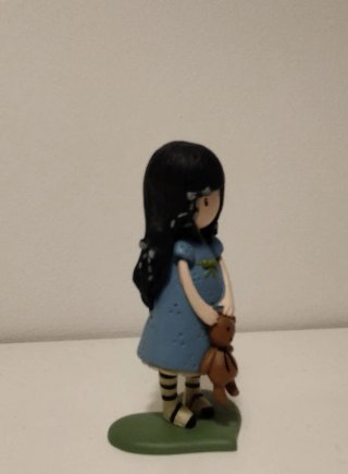 Muñeca Gorjuss Santoro PVC con osito
