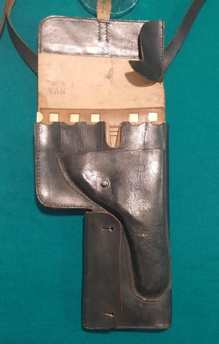 Funda cuero DDR NVA lanza - bengalas