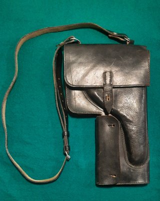 Funda cuero DDR NVA lanza - bengalas