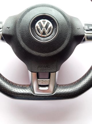 Volante Volkswagen GTI Negro Piel