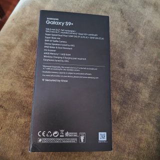 Scatola originale per Samsung Galaxy S9+ 64 GB