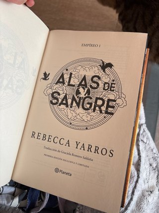 Alas de sangre primera edición empíreo